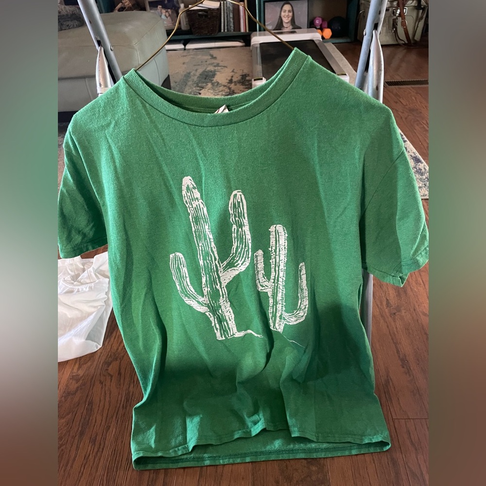 Delta Green Short Sleeve Tee with Cactus Design